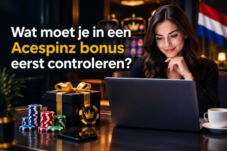 Wat moet je in een Acespinz bonus eerst controleren?