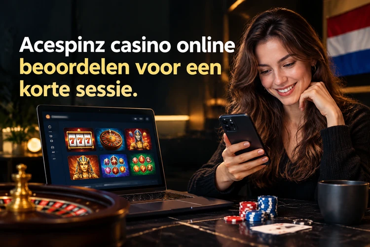 Acespinz casino online beoordelen voor een korte sessie