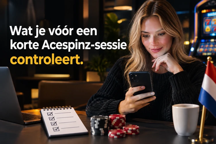 Wat je vóór een korte Acespinz-sessie controleert