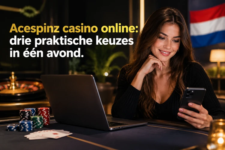Acespinz casino online: drie praktische keuzes in één avond